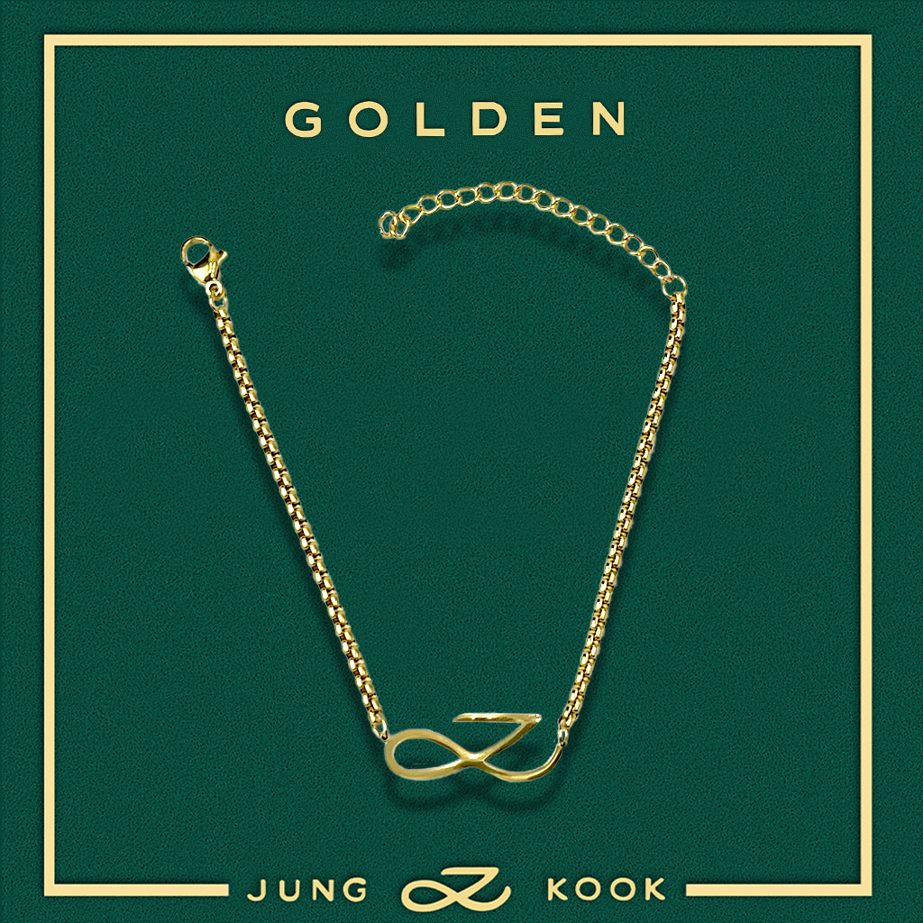 新しいエルメス BTS X Shop Kawaii Totemo – Bracelet Logo 'Golden' JUNGKOOK アクセサリー