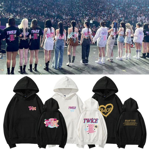 TWICE 'Ready To Be' 5th World Tour Graphic Concert Hoodie