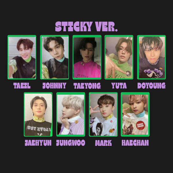 NCT 127 Sticker Peripheral Cards