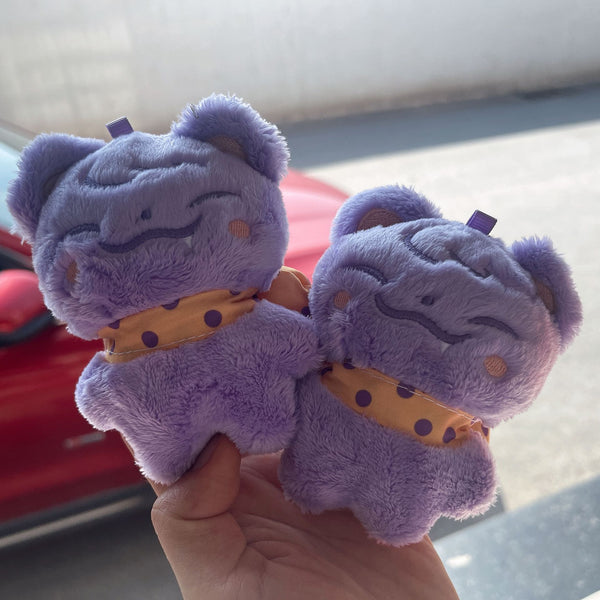 ATEEZ Kawaii Purple Kitten Mini Keychain