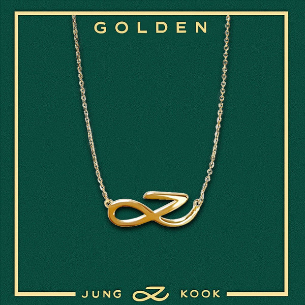 BTS X JUNGKOOK 'Golden' Necklace (Free Gift)