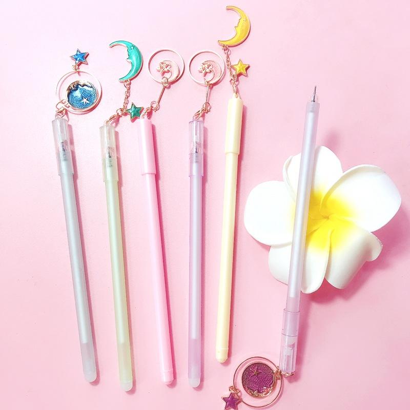 Pastel Moon & Stars Pen Set (Pack of 6)