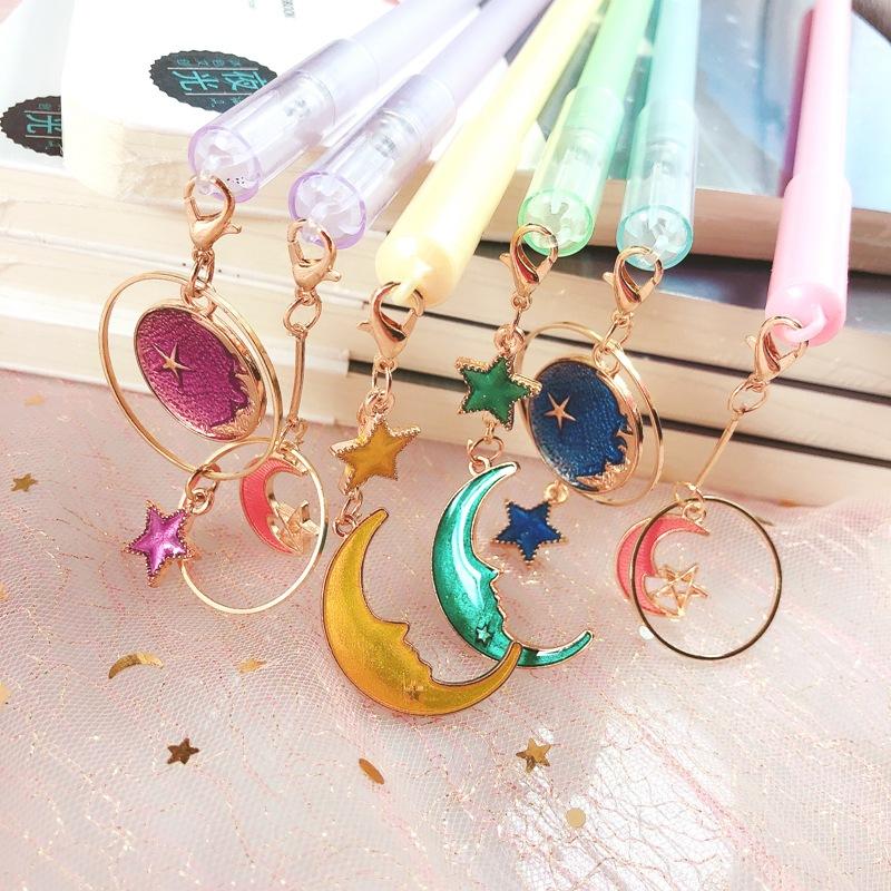 Pastel Moon & Stars Pen Set (Pack of 6)