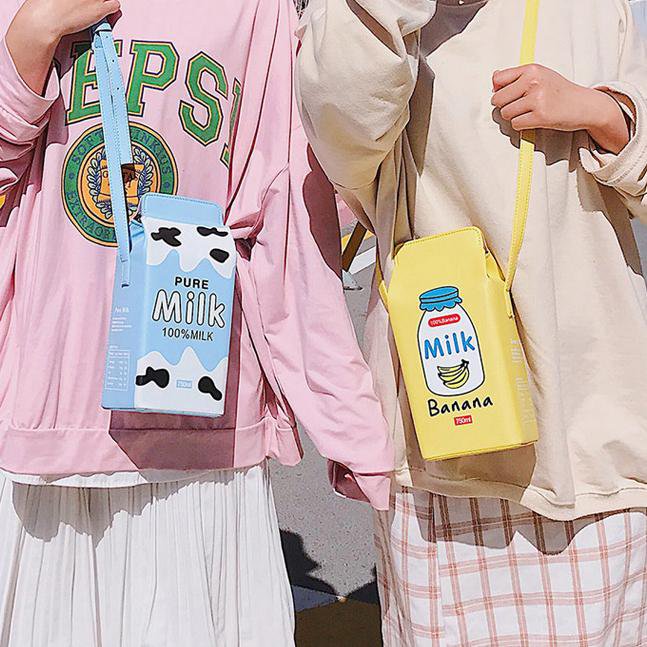 I Love Milk Shoulder Bag