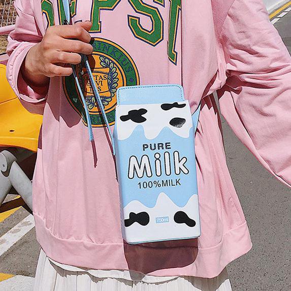 I Love Milk Shoulder Bag