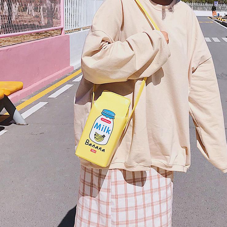 I Love Milk Shoulder Bag