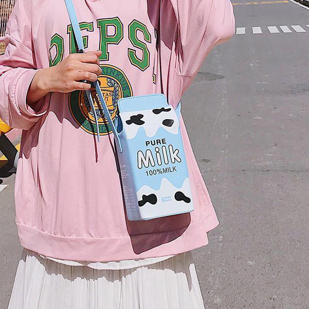 I Love Milk Shoulder Bag
