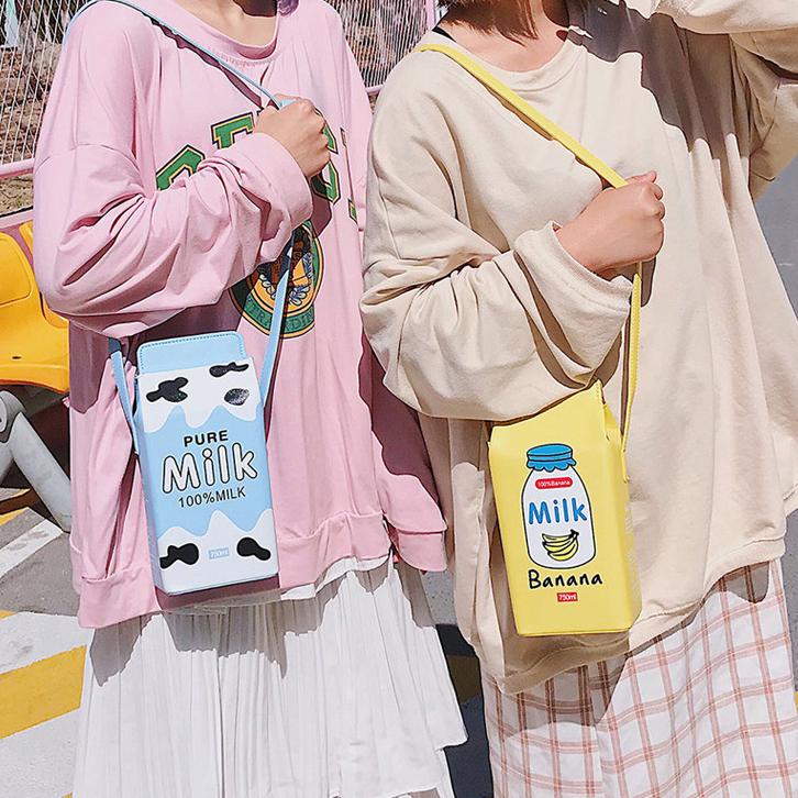 I Love Milk Shoulder Bag