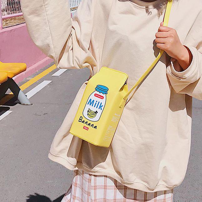 I Love Milk Shoulder Bag