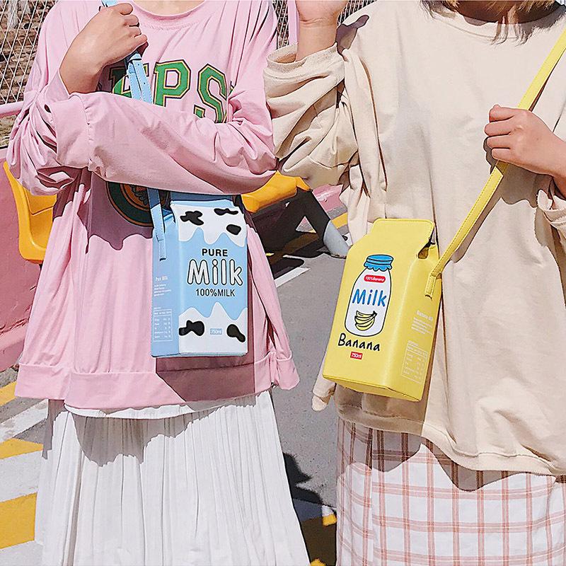 I Love Milk Shoulder Bag