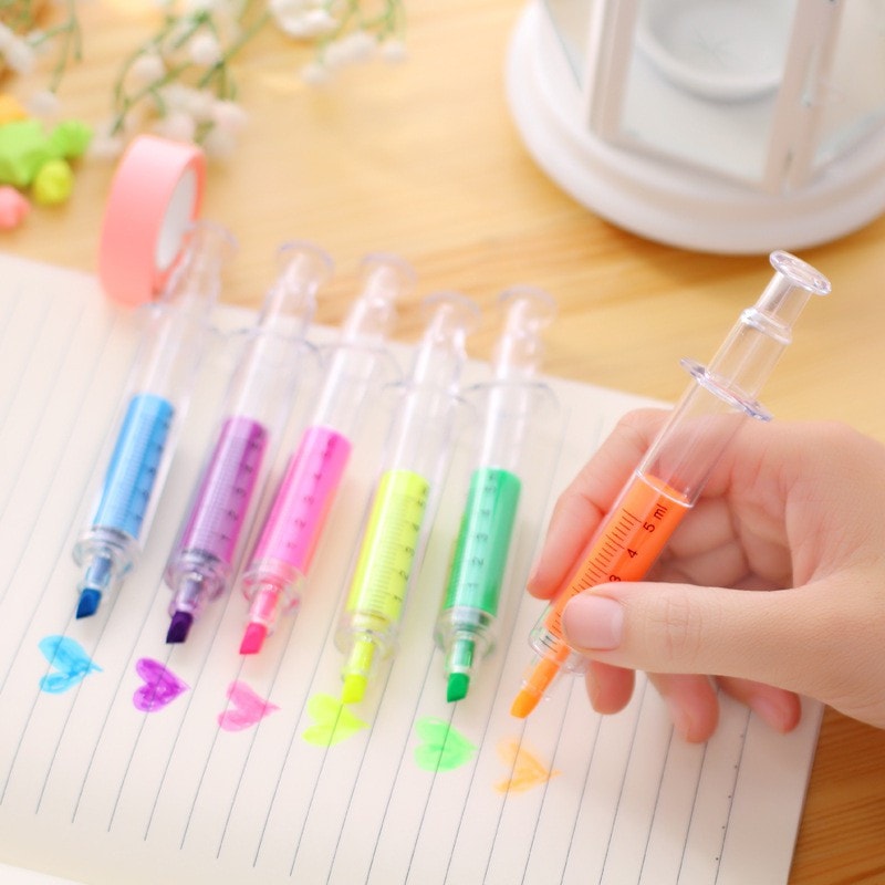 Syringe Highlighter - Totemo Kawaii Shop