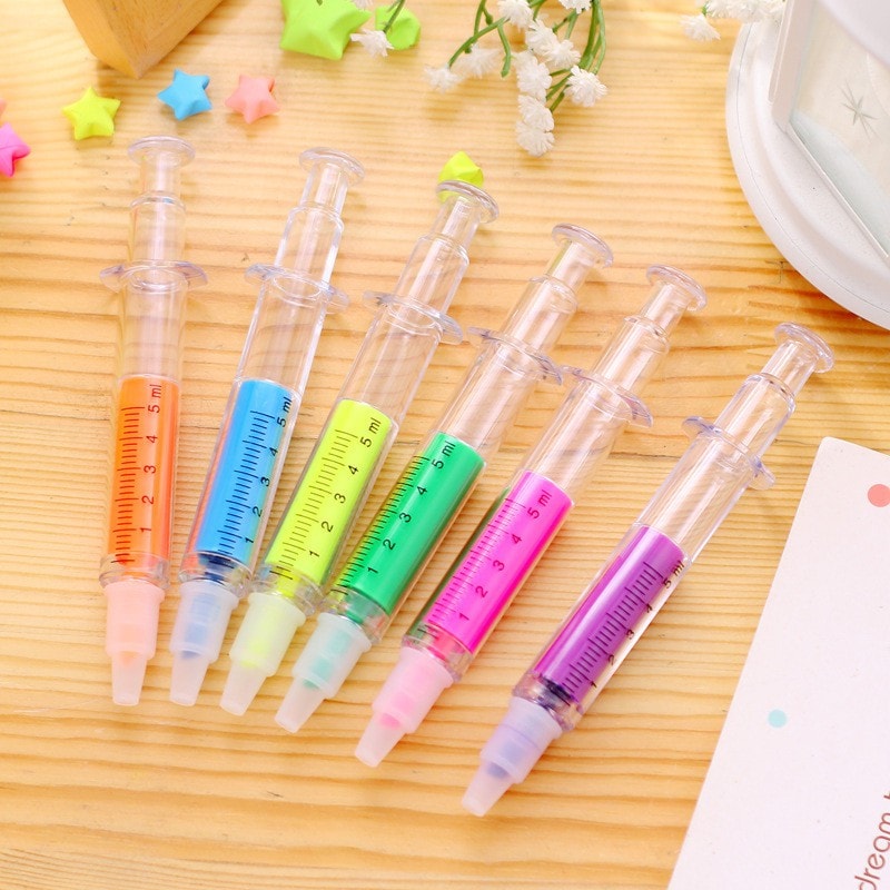 Syringe Highlighter - Totemo Kawaii Shop