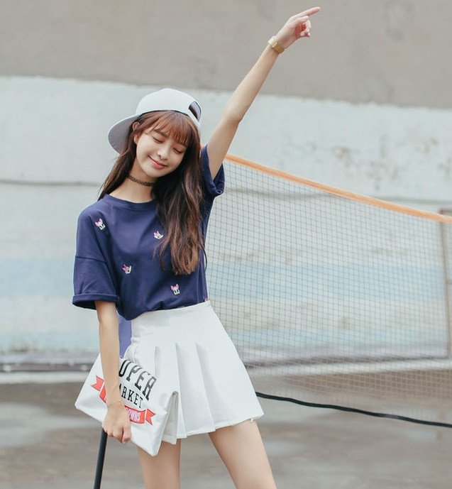 Korean Contemporary Style Skirt - Totemo Kawaii Shop