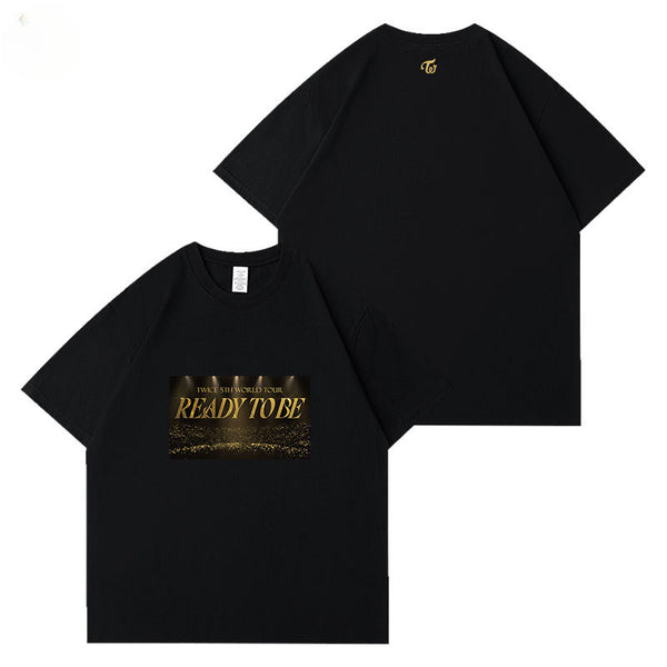 TWICE 5th World Tour Gold 'Ready To Be' Concert Tee