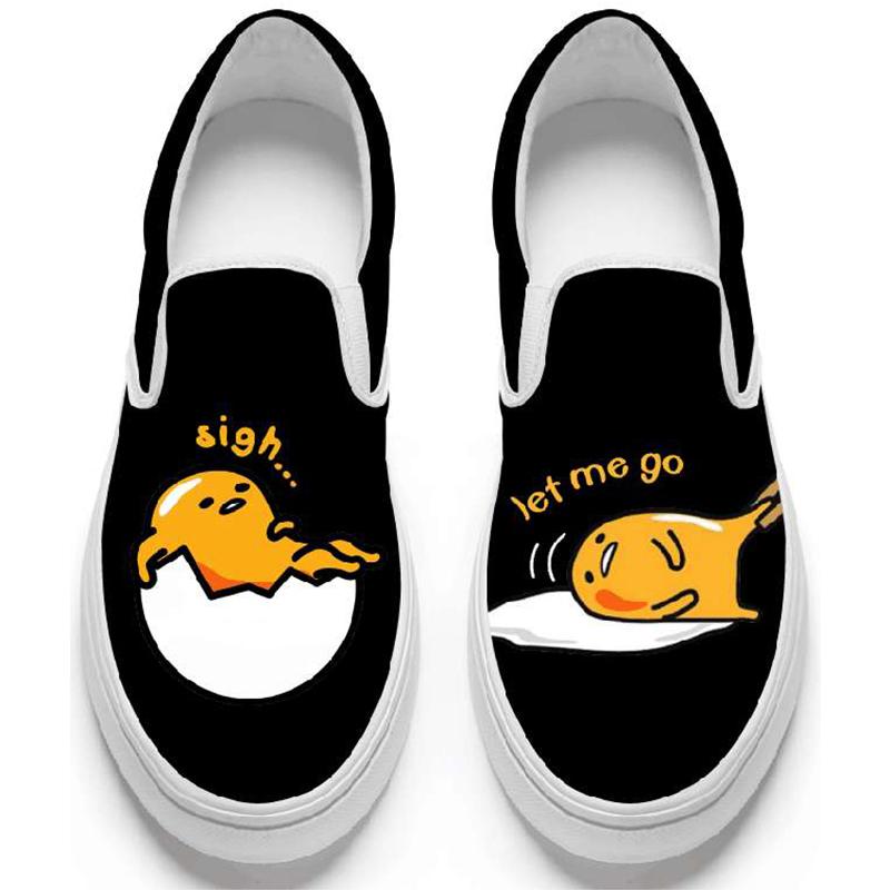 Gudetama Slip-On Low Top Sneakers - Totemo Kawaii Shop