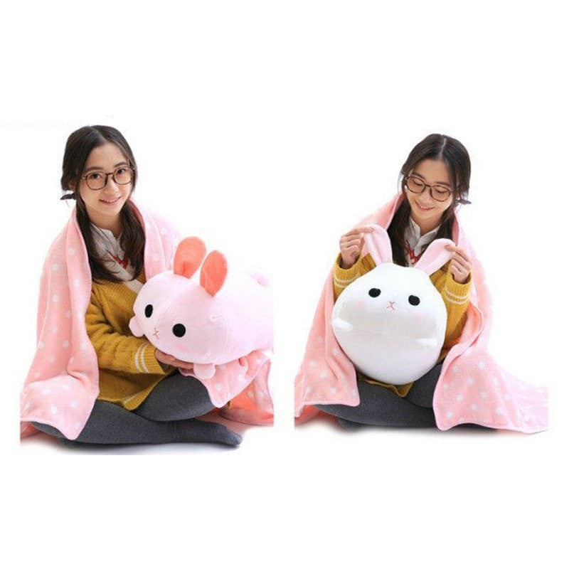 Bunny Pillow & Blanket - Totemo Kawaii Shop