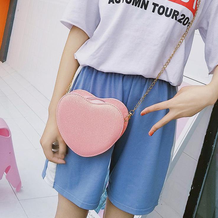 Korean Heart Shoulder Bag