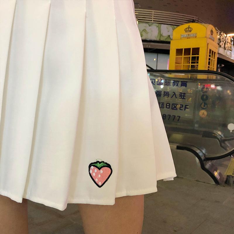 Strawberry Patch Summer Skirt