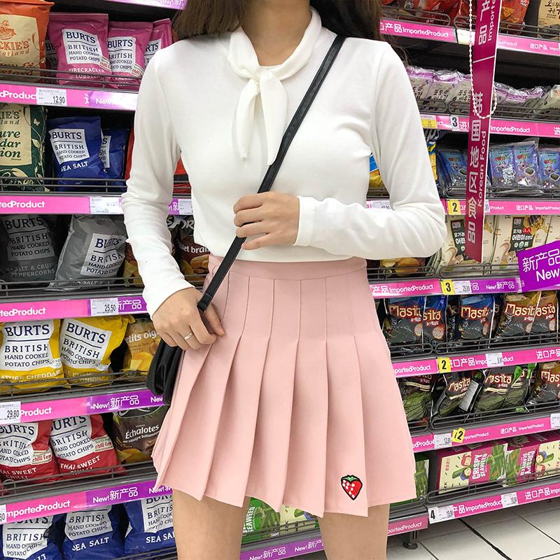 Strawberry Patch Summer Skirt