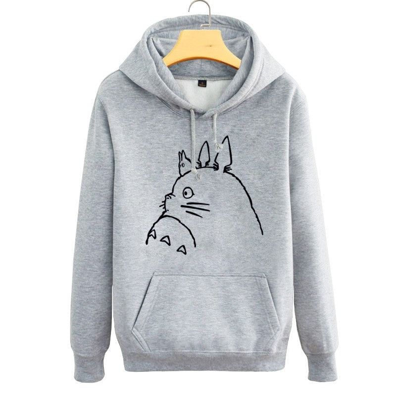 Curious Totoro Hoodie - Totemo Kawaii Shop