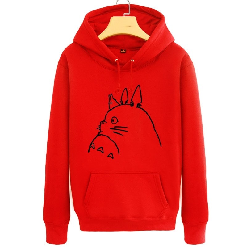 Curious Totoro Hoodie - Totemo Kawaii Shop
