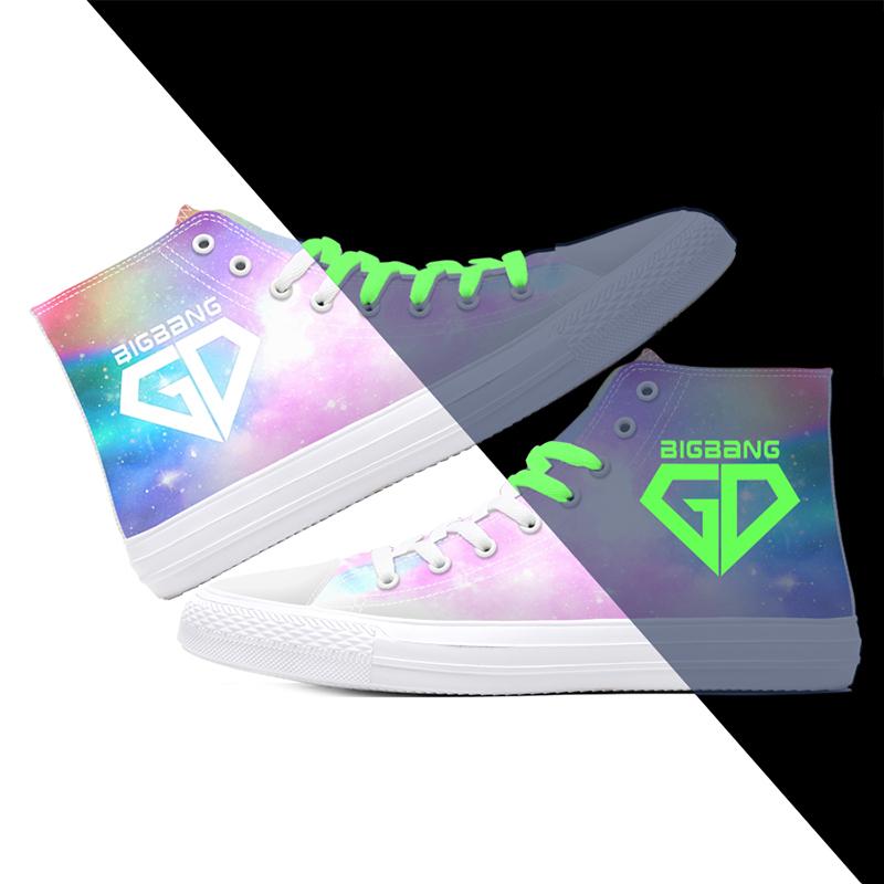 BIGBANG G-Dragon Pastel Universe Luminous Sneakers - Totemo Kawaii Shop