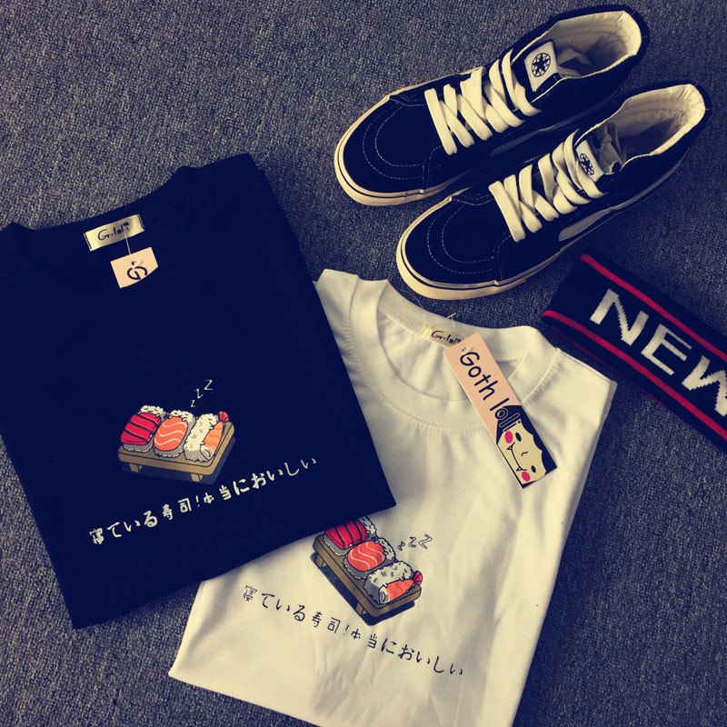 Japanese Nigiri Sushi Tee - Totemo Kawaii Shop