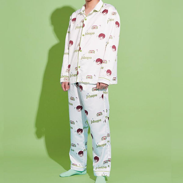 BTS TinyTan Cartoon Pajama Set