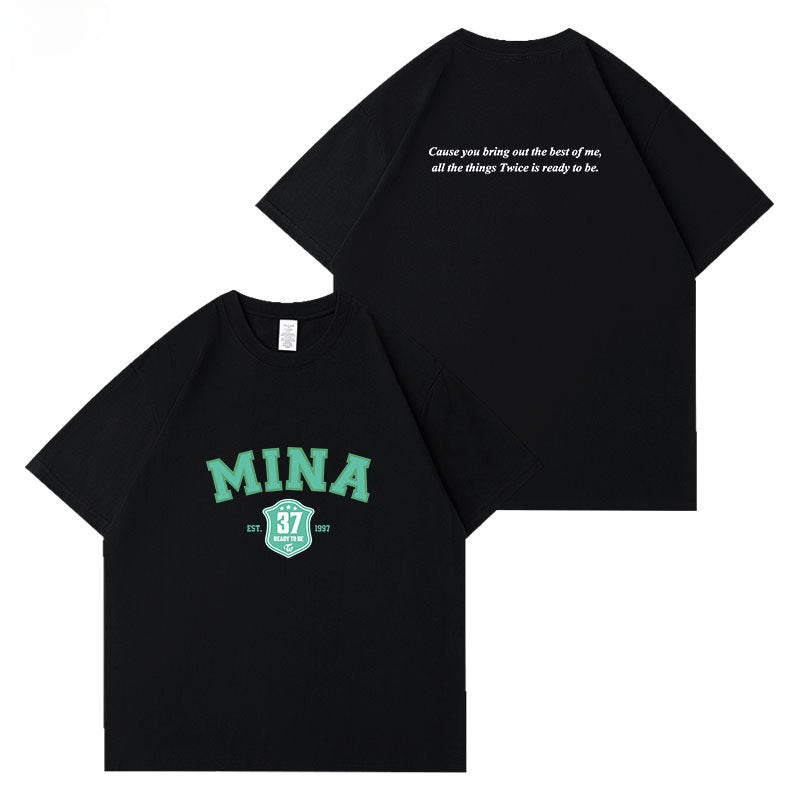 ワ*す様 TWICE チームTシャツ 37 MINA TWICE – Totemo Kawaii Shop