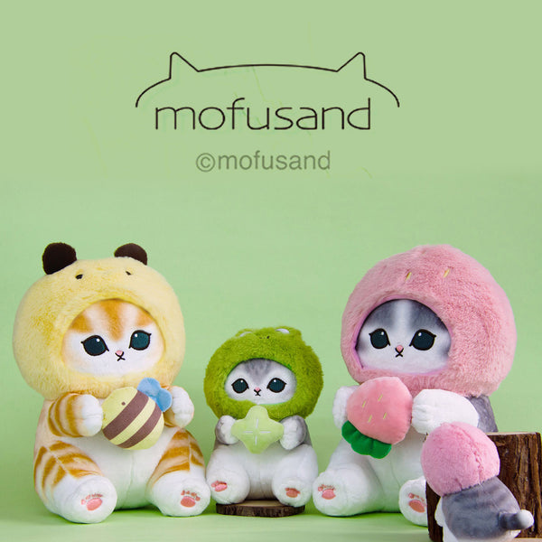 MOFUSAND Frog Kitten Plush Doll
MOFUSAND Strawberry Kitten Plush Doll
MOFUSAND Bee Kitten Plush Doll