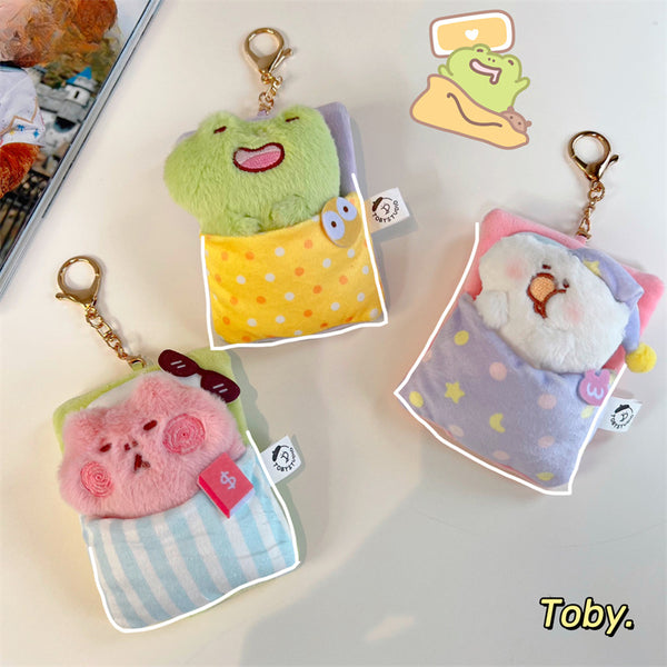 SongSong Series Sleeping Toby Duck Keychain