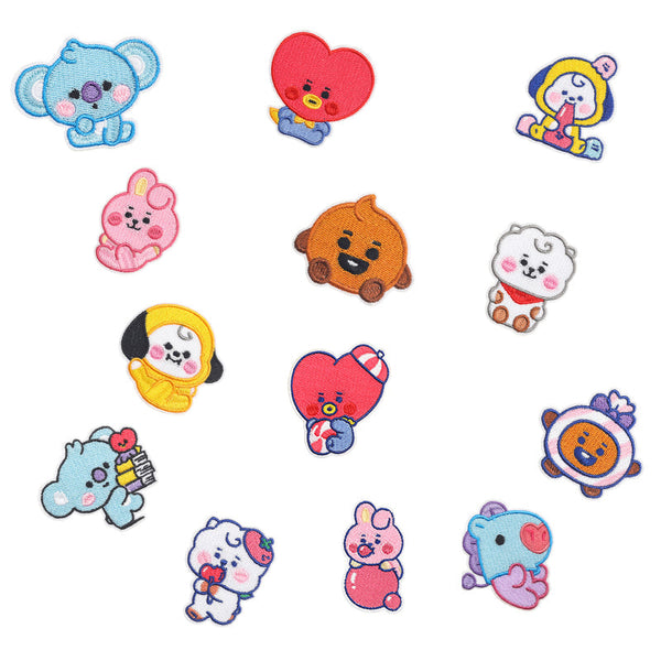 BT21 Kawaii Cartoon Embroided Patch