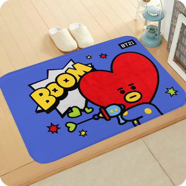BT21 Kawaii Bathroom Floor Mat