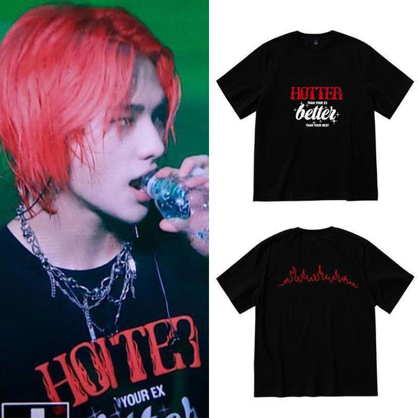 STRAYKIDS X HYUNJIN 'Hotter Than Your Ex, Better Thank Your Next' Tee