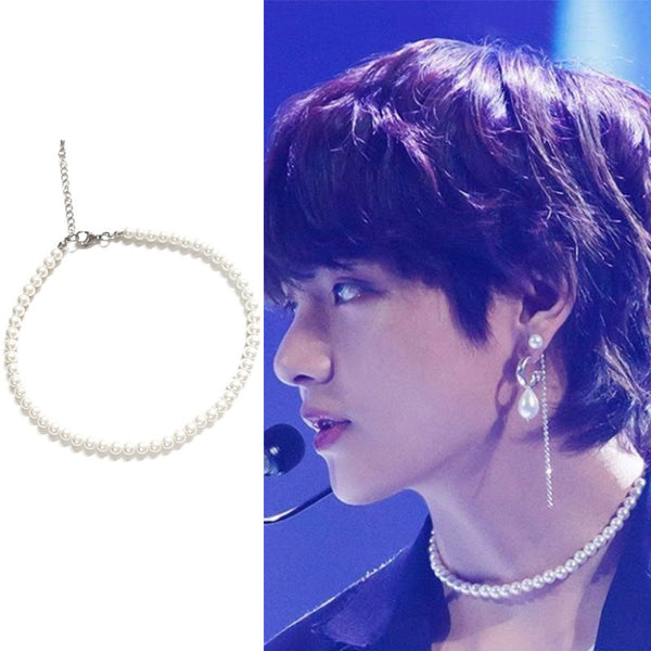 BTS X V Pearl Necklace