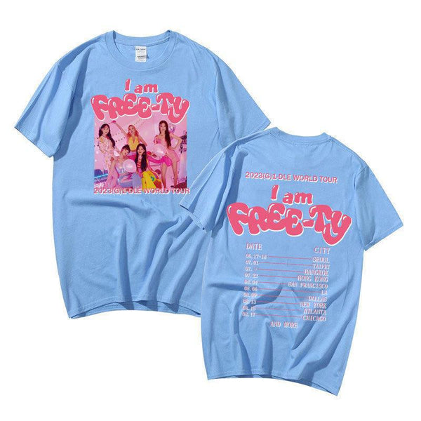 (G)I-DLE 'I Am Free-Ty' 2023 World Tour Tee