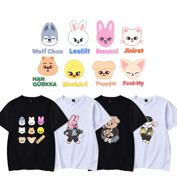 STRAYKIDS X SKZOO Bias Cartoon Tee
