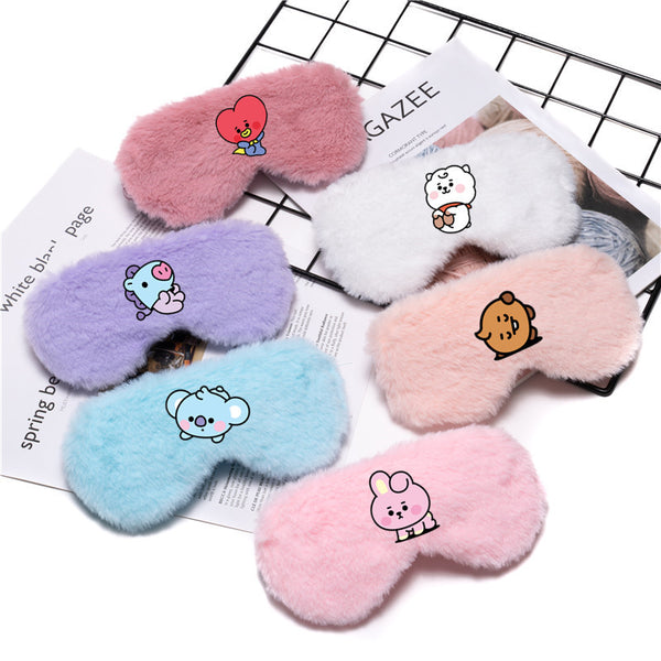 BT21 Baby Fluffy Sleeping Mask