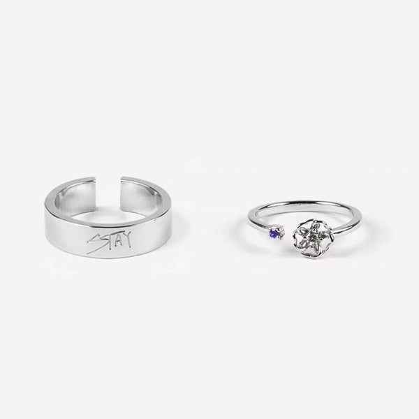 STRAYKIDS 2nd Tour Silver Adjustable Ring