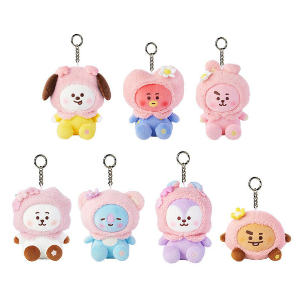 BT21 SAKURA Plush Doll Keychain