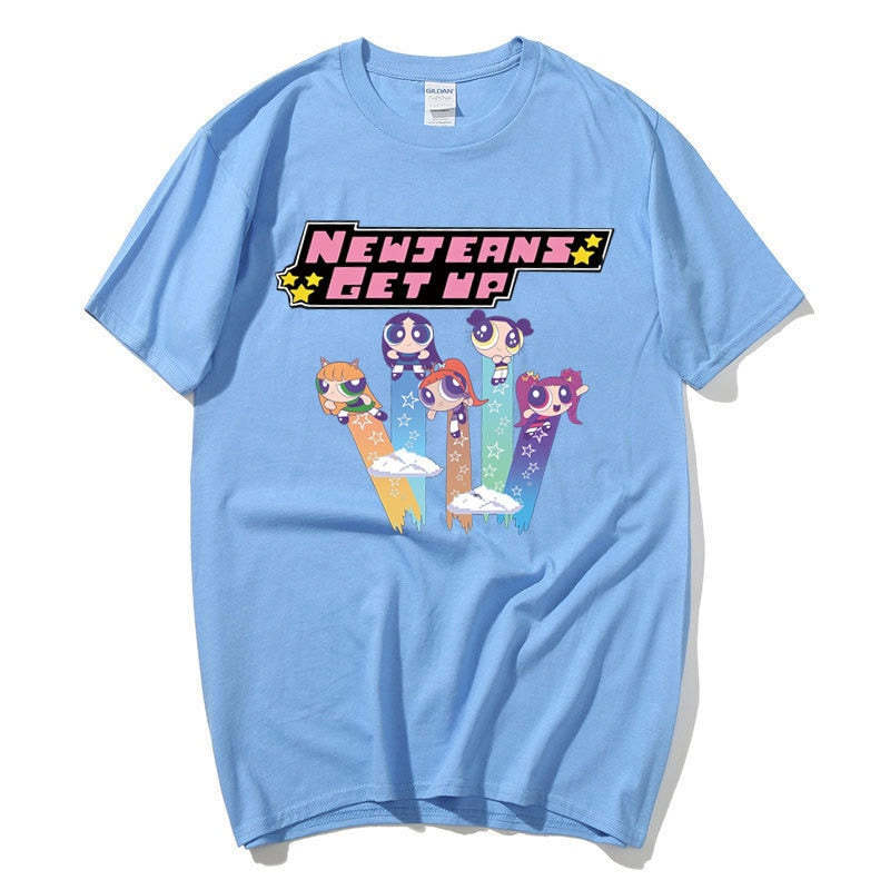 NewJeans × The Powerpuff Girls Tシャツ THE POWERPUFF GIRLS x NJ T-SHIRTS (WHITE) – LINE FRIENDS SQUARE