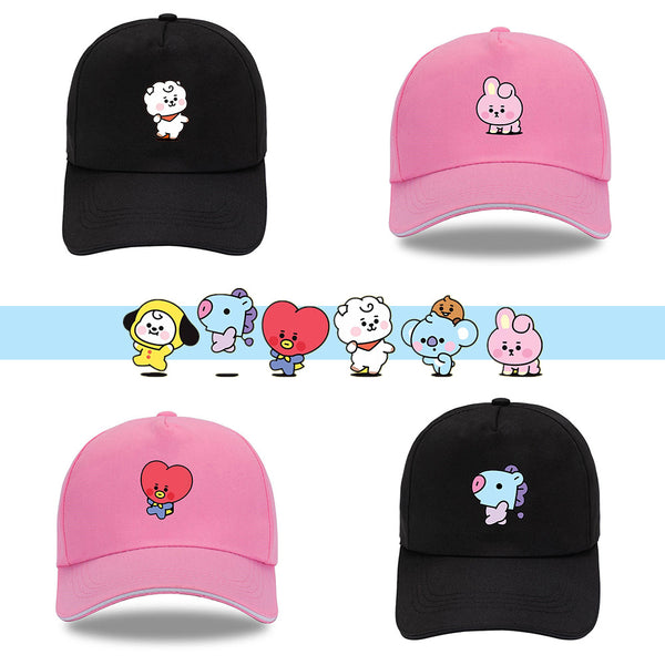 BT21 Character Cartoon Cap