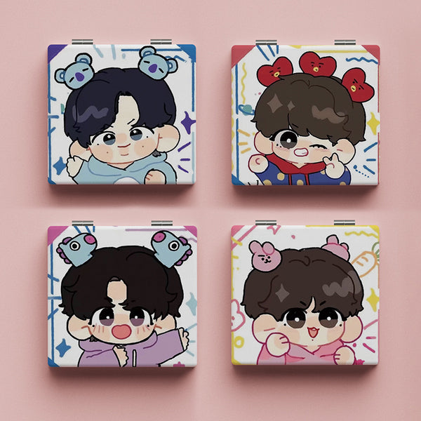 BTS X BT21 Mini Cartoon Mirror