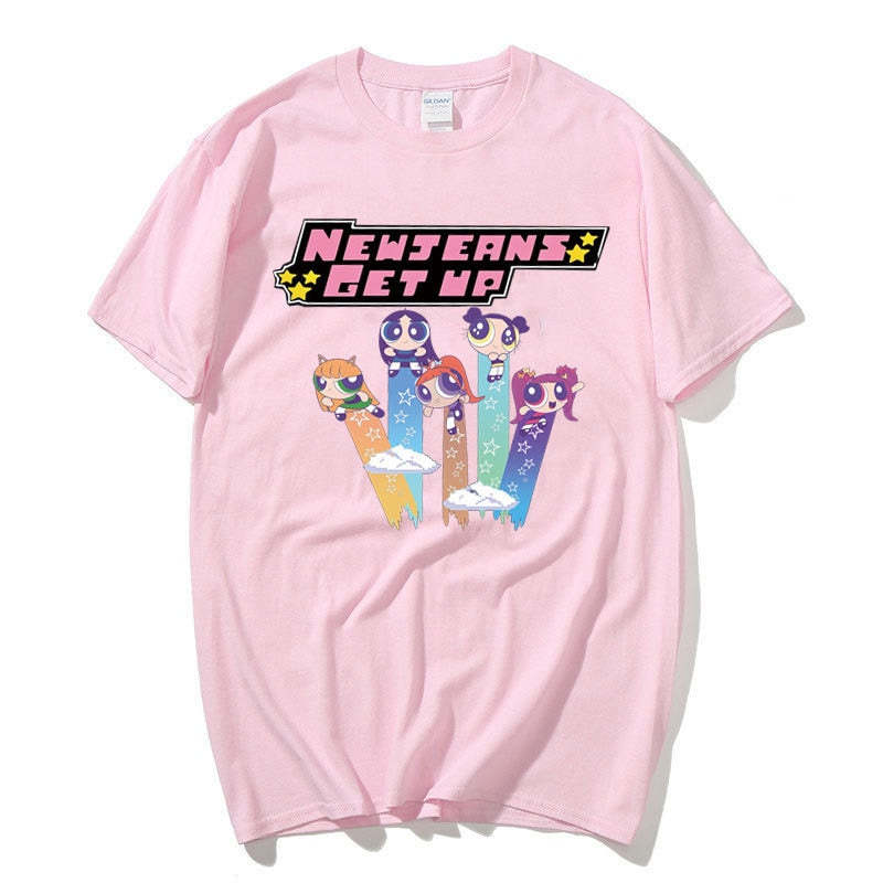 NEWJEANS X POWERPUFF GIRLS 'Get Up' Tee – Totemo Kawaii Shop