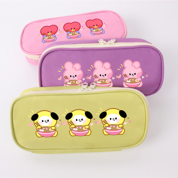 BT21 Kawaii Ramen Pencil Case