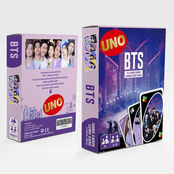 BTS X UNO Game Cards
