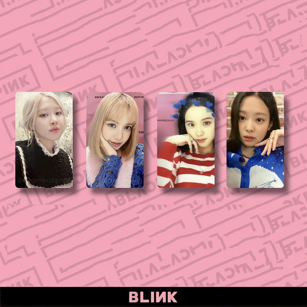 BLACKPINK Weverse Membership 4-Piece Photocard Set