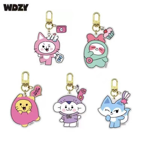 ITZY X WDZY Kawaii Acrylic Keychain