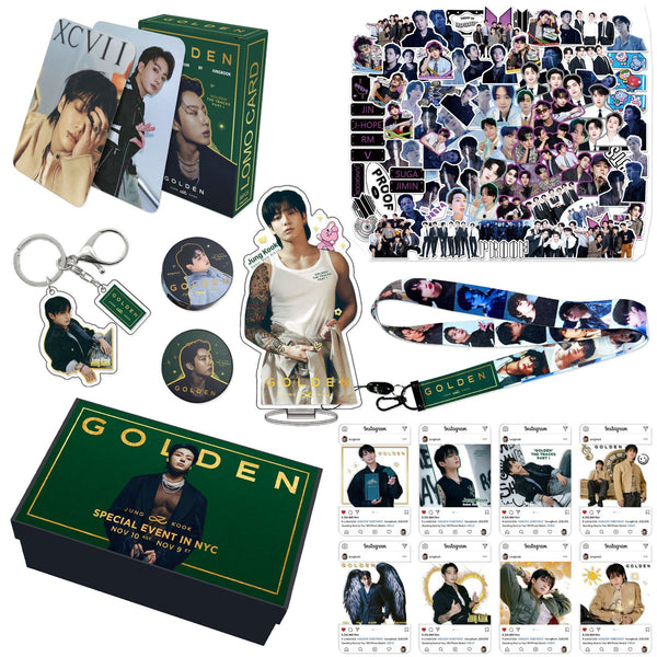 BTS X JUNGKOOK 'Golden' Album Bias Gift Box