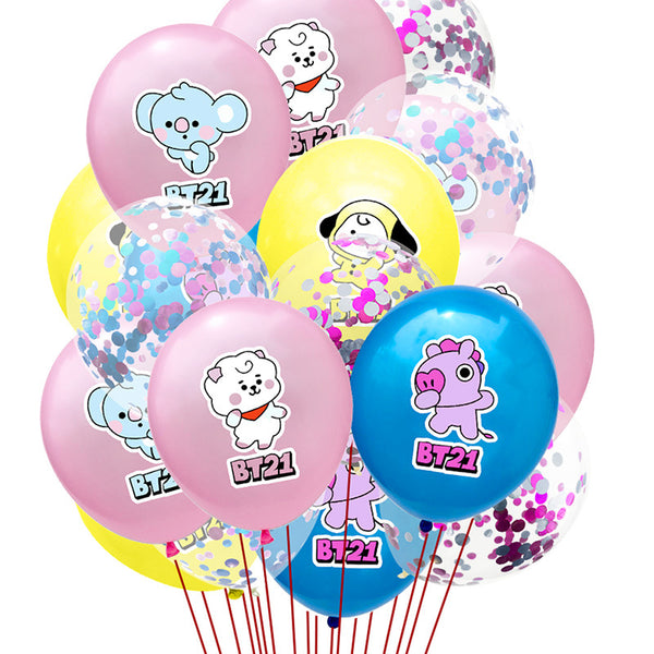 BT21 Party Balloon 6-Piece Set